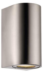 NOR 49721034 Venkovní nástěnné svítidlo Canto Maxi 2 2x28W GU10 nerez ocel čirá - NORDLUX