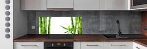 Skleněný panel do kuchyně Bambus pksh-68827460