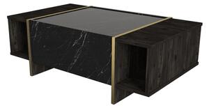 Konferenční stolek VEYRON černá/zlatá