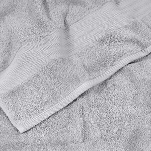 Goldea froté ručník / osuška mali - světle šedý 90 x 180 cm