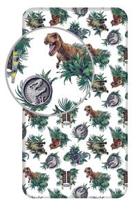 Napínací bavlněné dětské prostěradlo 90x200 cm Jurassic World "Roar" – Jerry Fabrics