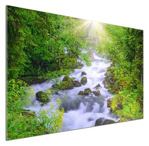 Dekorační panel sklo Horská řeka pksh-69563755