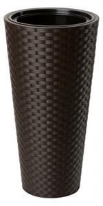 Obal na květník RATTANA SLIM plastový d40x79cm