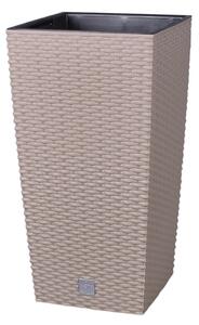 Obal na květník RATO SQUARE 2v1 plastový 33x33x61cm
