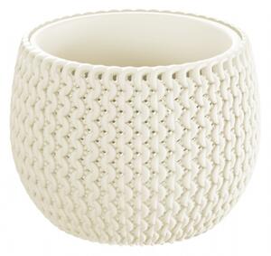 Obal na květník SPLOFY BOWL 2v1 plastový matný d48x30cm