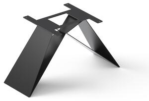 DELIFE Stolová podnož černá kovová plochá pro rozkládací stoly od 180-220 cm