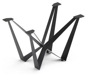 DELIFE Stolová podnož Spider kovová černá podnož pro stolové desky od 140-200 cm