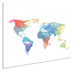 Dekorační panel sklo Mapa světa pksh-69891500