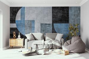 Fototapeta Černo-modro-bílé umělecké dílo, Designové fototapety na zeď, Populární fototapety, w07878v1 - Tapeko.co.cz