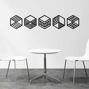 DUBLEZ | Moderní dekorace na zeď - Hexagony (5 ks)
