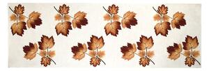 Prostírání MOTIV javorové listy smetanovohnědá běhoun delší strana 100-170 cm