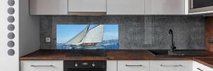 Skleněný panel do kuchyně Jachta pksh-70350996