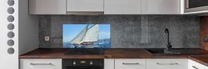 Skleněný panel do kuchyně Jachta pksh-70350996