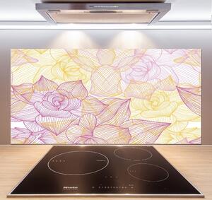Panel do kuchyně Květinový vzor pksh-70458266