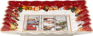 Toy's Fantasy Čtvercová mísa, Santa za oknem 23 cm, Villeroy & Boch
