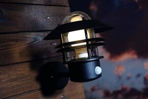 Nordlux Venkovní nástěnná lampa Blokhus se senzorem Barva: Černá