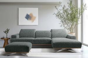 ROHOVÁ SEDAČKA, textil, antracitová Livetastic - Sedací soupravy, Online Only