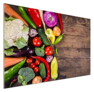 Skleněný panel do kuchyně Zelenina pksh-70594694