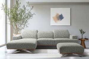 ROHOVÁ SEDAČKA, textil, šedá Livetastic - Sedací soupravy, Online Only