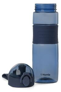 Plastová láhev se silikonovým uzávěrem THEO modrá obsah 0,6 l Homla