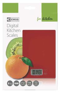 EMOS Digitální kuchyňská váha EV003, červená 2617000302
