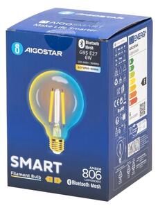 LED Žárovka FILAMENT G95 E27/6W/230V 2700-6500K - Aigostar