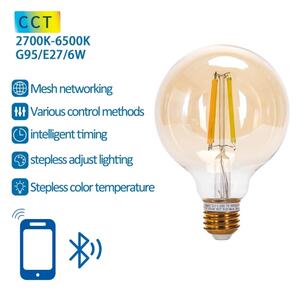LED Žárovka FILAMENT G95 E27/6W/230V 2700-6500K - Aigostar