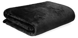 Mikrovláknová deka ROTE černá 150x200 cm Homla