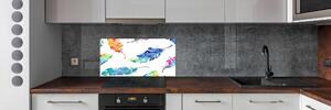 Panel do kuchyně Barevné pírka pksh-71055360
