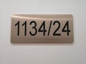 Domovní číslo tabulka 3b Velikost: 21 x 10 cm (M)