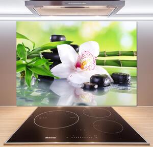 Skleněný panel do kuchynské linky Orchidej pksh-71100540