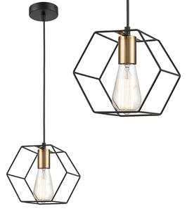 TooLight Závěsná lampa La Belle XIII černá/zlatá