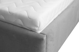 Čalouněná postel SLIM 90x200 cm Odstín látky: Tmavá šedá (Casablanca 15) - eTapik