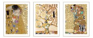 Obrazy v sadě 3 ks - reprodukce 30x40 cm Klimt