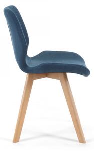 Ak furniture Sada 4 čalouněných židlí SJ.0159 modrá