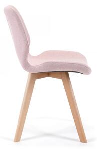 Ak furniture Sada 4 čalouněných židlí SJ.0159 růžová