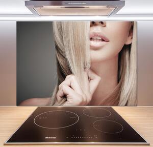 Panel do kuchyně Hezká blondýnka pksh-71216638
