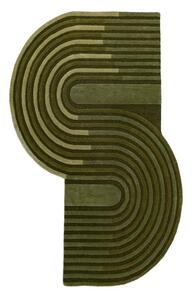 Zelený ručně tkaný vlněný koberec 150x240 cm Conway Retro – Flair Rugs