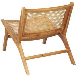 Dřevěná židle s ratanovým výpletem světlé dřevo MIDDLETOWN