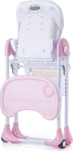 BabyTiger Jídelní židlička - Benji, růžová