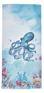 Modrá bavlněná plážová osuška 76x160 cm Octopus – Catherine Lansfield