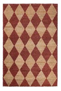 Ručně tkaný koberec s příměsí juty v terakotové barvě 120x170 cm Effie Diamond – Flair Rugs