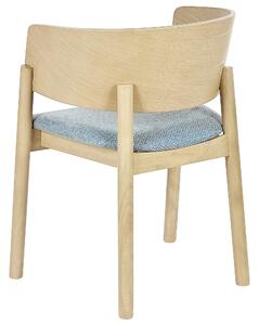 Jídelní židle Sada 2 ks Světlé dřevo MARIKANA