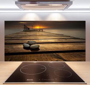 Panel do kuchyně Dřevěné molo pksh-72000067