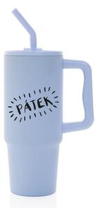 PÁTEK - světle modrý cestovní termohrnek 900 ml