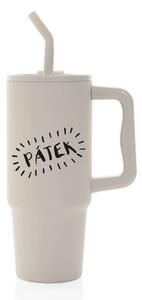 PÁTEK - béžový cestovní termohrnek 900 ml