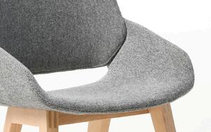 Designové židle Monk Wood Base Armchair