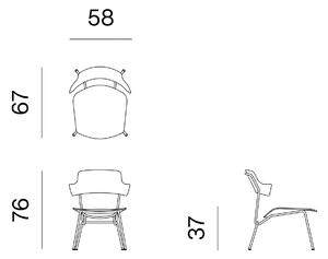 Designová křesla Strain Low Armchair
