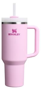 Růžová termoska s brčkem z nerezové oceli 1,18 l Quencher H2.0 FlowState Tumbler Cherry Blossom – Stanley