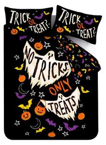 Černé povlečení na dvoulůžko 200x200 cm Halloween Trick or Treat – Catherine Lansfield
